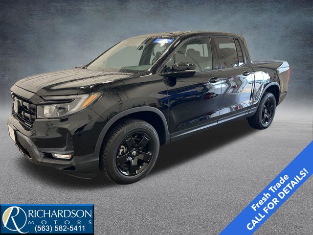 Crystal Black Pearl 2025 Honda Ridgeline Black Edition AWD Pickup Truck All-Wheel Drive 9-Speed Automatic
