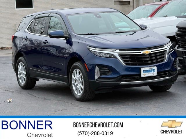 Blue Glow Metallic 2022 Chevrolet Equinox LT AWD with 1LT SUV / Crossover Four-Wheel Drive 6-Speed Automatic Overdrive