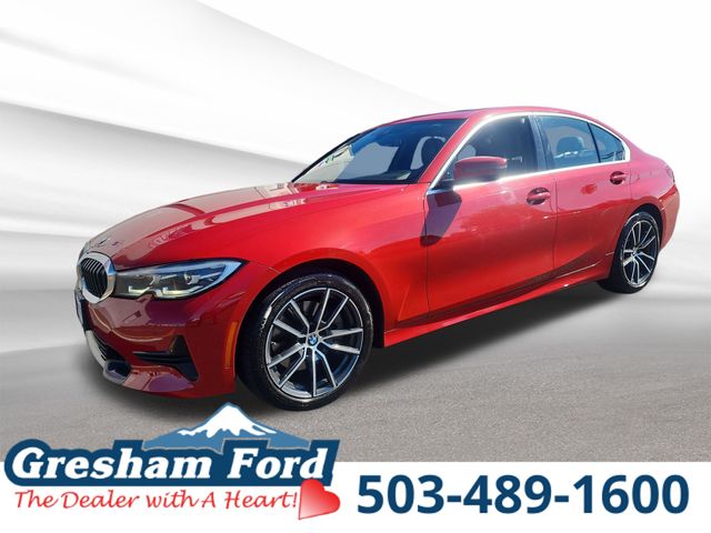 Melbourne Red Metallic 2019 BMW 3 Series Sedan All-Wheel Drive 8-Speed Automatic