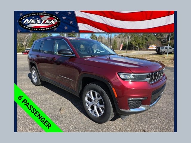 Velvet Red Pearlcoat 2022 Jeep Grand Cherokee L Limited 4WD SUV / Crossover Four-Wheel Drive 8-Speed Automatic