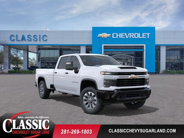 2026 Chevrolet Silverado 2500HD Custom White at Traditions Chevrolet