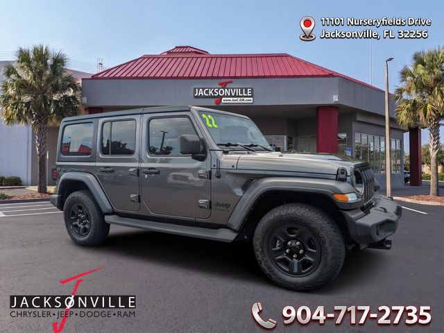 Crystal Metallic 2022 Jeep Wrangler SUV / Crossover Four-Wheel Drive 8-Speed Automatic