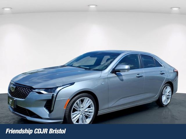 Argent Silver Metallic 2025 Cadillac CT4 Sedan Rear-Wheel Drive 8-Speed Automatic