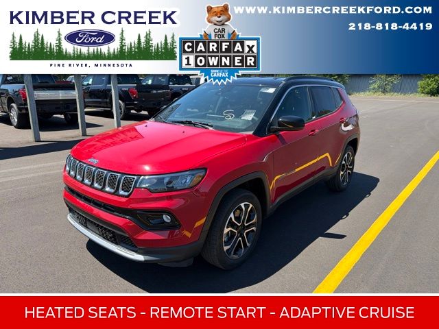 Redline Pearlcoat 2023 Jeep Compass SUV / Crossover Four-Wheel Drive 8-Speed Automatic