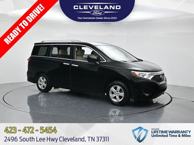 Super Black 2017 Nissan Quest SV Minivan Front-Wheel Drive Continuously Variable Transmission