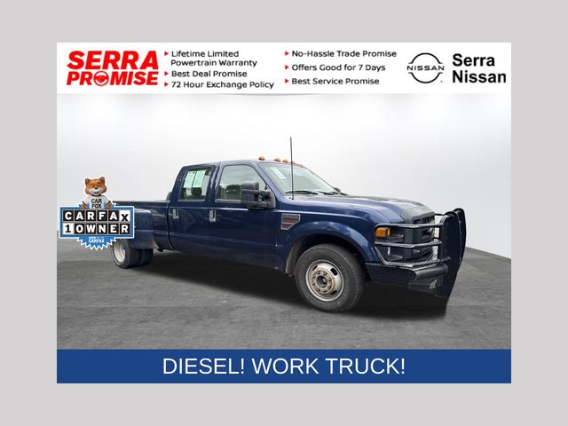 Blue 2008 Ford F-350 Super Duty XLT Crew Cab DRW Pickup Truck Rear-Wheel Drive 5-Speed Automatic Overdrive