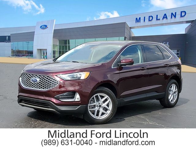 Red (Burgundy) 2023 Ford Edge SUV / Crossover All-Wheel Drive 8-Speed Automatic