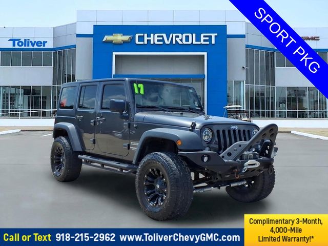 Gray (Granite Crystal Metallic Clearcoat) 2017 Jeep Wrangler SUV / Crossover Four-Wheel Drive 5-Speed Automatic