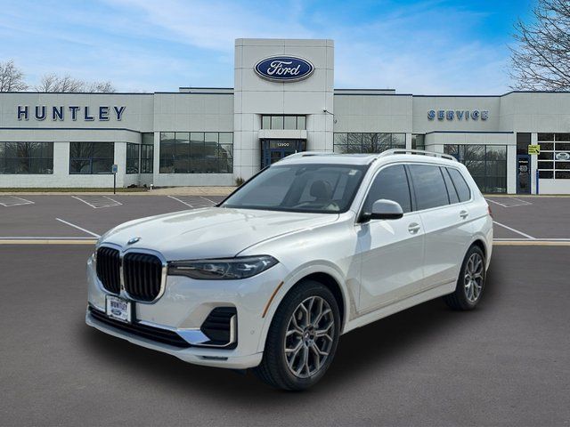 White Metallic 2021 BMW X7 SUV / Crossover All-Wheel Drive 8-Speed Automatic