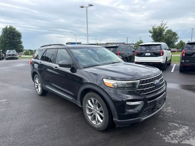 Agate Black Metallic 2020 Ford Explorer XLT AWD SUV / Crossover All-Wheel Drive Automatic