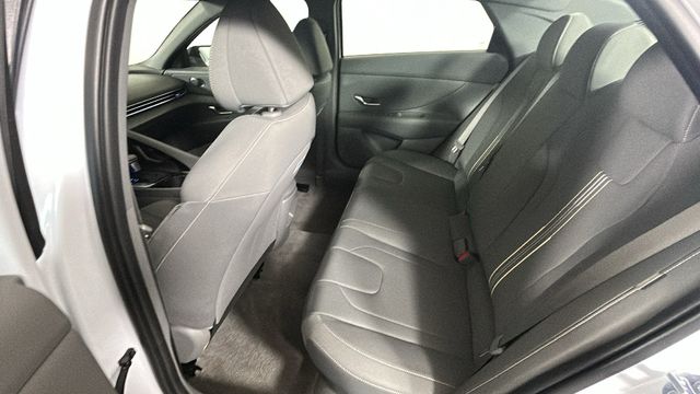 2025 Serenity White Hyundai Elantra Hybrid SEL Sport FWD Sedan