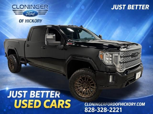 Onyx Black 2020 GMC Sierra 2500HD Denali Crew Cab 4WD Pickup Truck Four-Wheel Drive Automatic