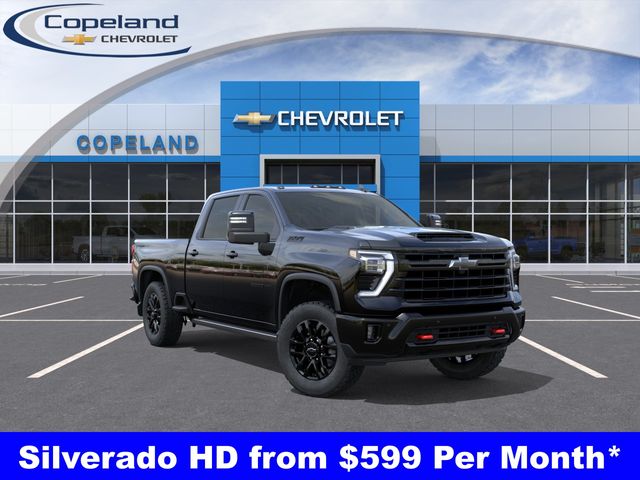 Black 2026 Chevrolet Silverado 2500HD LTZ Crew Cab 4WD Pickup Truck Four-Wheel Drive Automatic