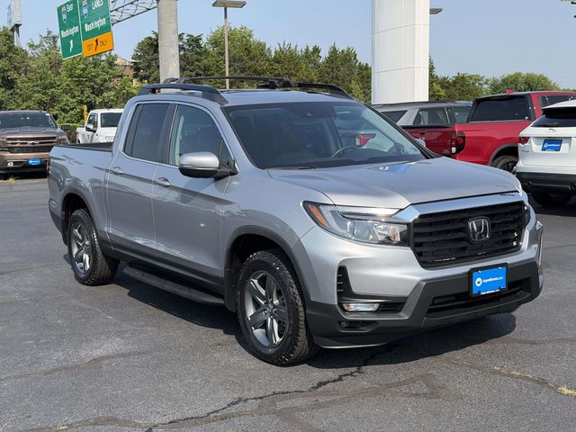 Lunar Silver Metallic 2023 Honda Ridgeline Pickup Truck All-Wheel Drive 9-Speed Automatic