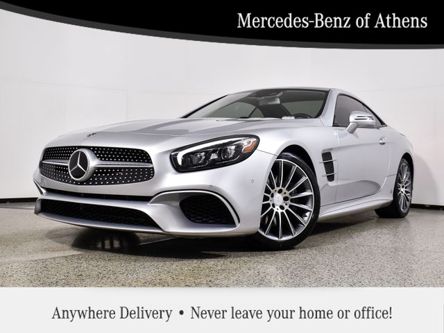 Iridium Silver Metallic 2019 Mercedes-Benz SL-Class SL 550 RWD Convertible Rear-Wheel Drive 9-Speed Automatic