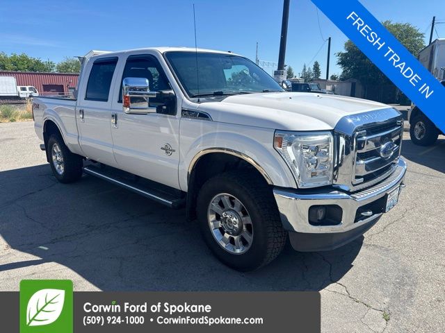White Platinum Metallic Tri-Coat 2015 Ford F-350 Super Duty Pickup Truck Four-Wheel Drive 6-Speed Automatic