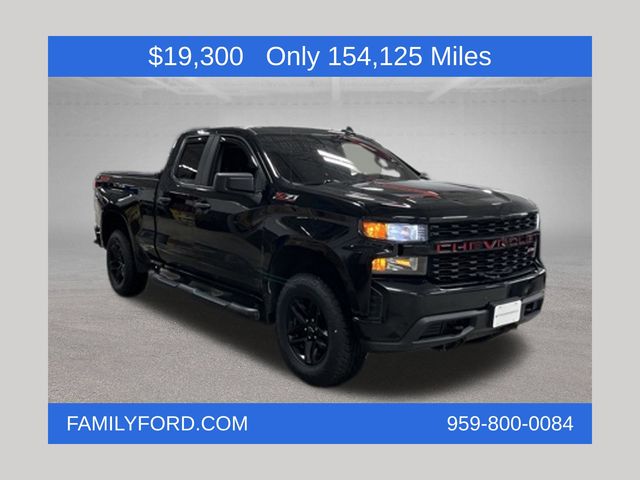 Black 2019 Chevrolet Silverado 1500 Pickup Truck Four-Wheel Drive 6-Speed Automatic Overdrive