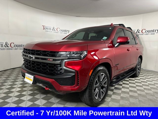 Cherry Red 2022 Chevrolet Tahoe SUV / Crossover Four-Wheel Drive 
