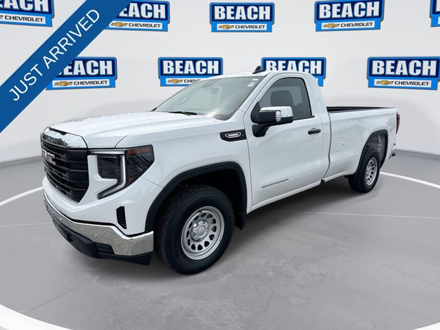 Summit White 2025 GMC Sierra 1500 Pro Regular Cab RWD Pickup Truck 4X2 8-Speed Automatic