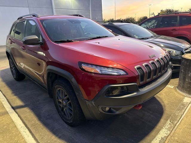 Deep Cherry Red Crystal Pearlcoat 2014 Jeep Cherokee SUV / Crossover Four-Wheel Drive 9-Speed Automatic