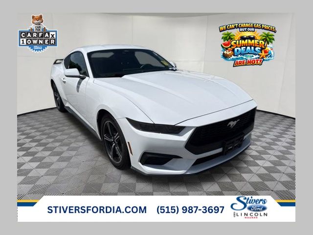 Oxford White 2025 Ford Mustang EcoBoost Fastback RWD Coupe Rear-Wheel Drive Automatic