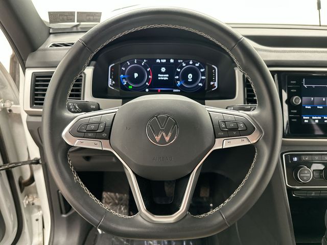 2023 Volkswagen Atlas Cross Sport 3.6L V6 SE w/Technology White at Sutliff Volkswagen