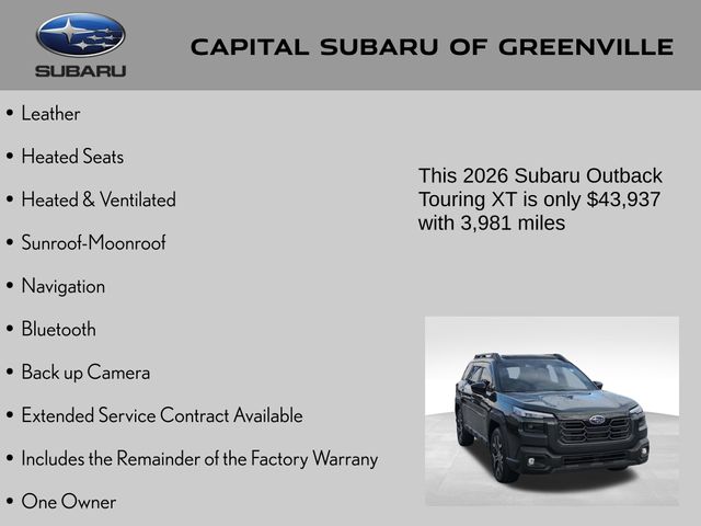 Used 2026 Green Subaru Touring XT image 4