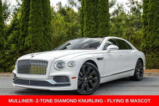 White 2022 Bentley Flying Spur Sedan All-Wheel Drive 8-Speed Automatic