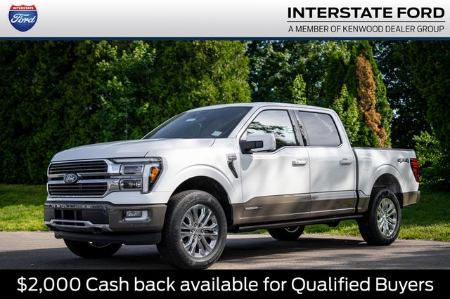 White Metallic 2026 Ford F-150 Pickup Truck Four-Wheel Drive Automatic