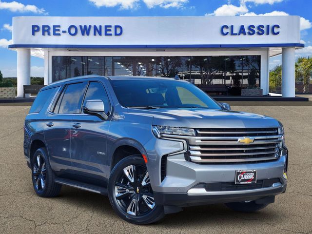 Gray (Satin Steel Metallic) 2022 Chevrolet Tahoe SUV / Crossover Four-Wheel Drive 