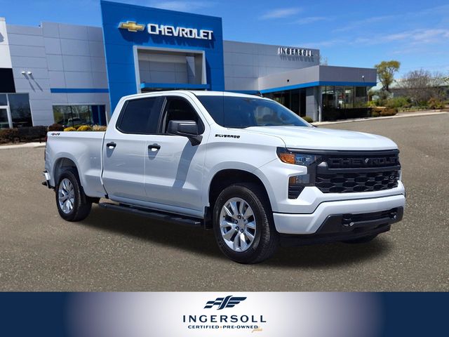 Summit White 2024 Chevrolet Silverado 1500 Pickup Truck Four-Wheel Drive 8-Speed Automatic