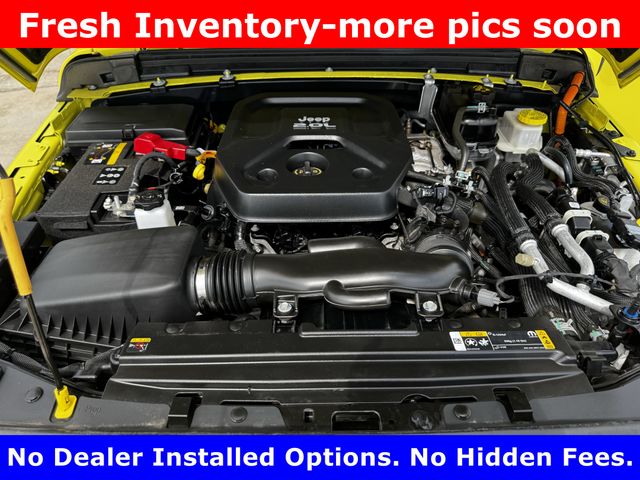 2023 Jeep Wrangler Sahara 4xe Yellow at Big Star Chrysler Jeep Dodge Ram 