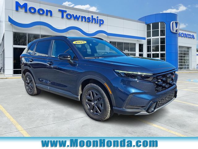 Canyon River Blue Metallic 2026 Honda CR-V Hybrid SUV / Crossover All-Wheel Drive Continuously Variable Transmission