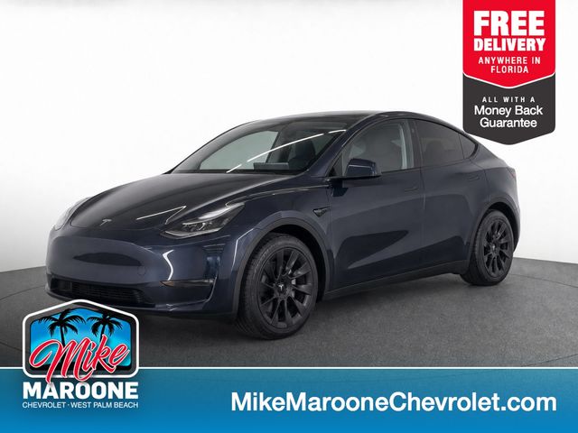 Black 2024 Tesla Model Y SUV / Crossover Rear-Wheel Drive 1-Speed Automatic