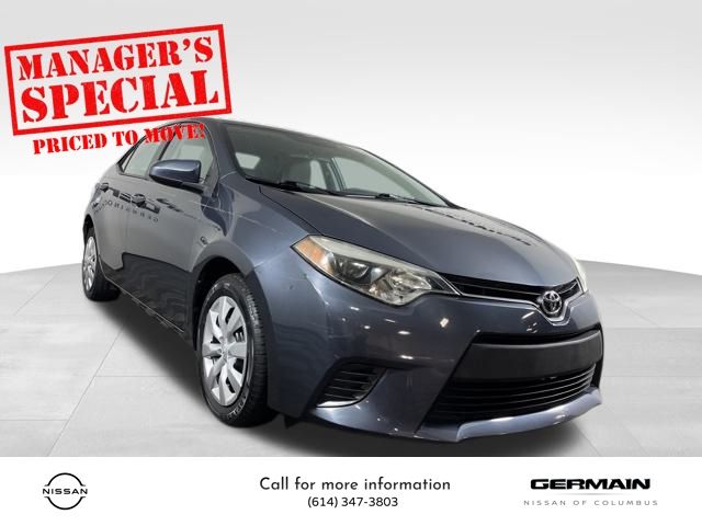 Used 2016 Toyota Corolla LE with VIN 2T1BURHE3GC634971 for sale in Columbus, OH