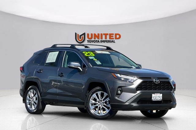 Magnetic Gray Metallic 2023 Toyota RAV4 XLE Premium FWD SUV / Crossover Front-Wheel Drive 8-Speed Automatic