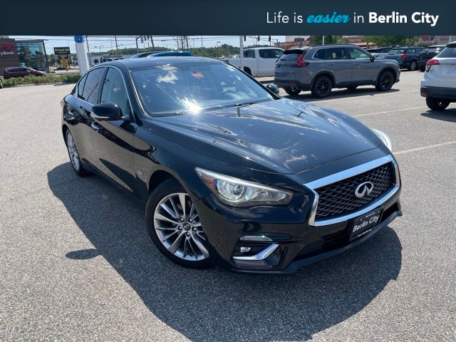 Black Obsidian 2018 INFINITI Q50 Sedan Rear-Wheel Drive 7-Speed Automatic