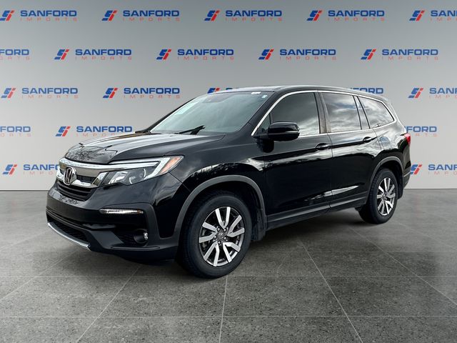 Black 2022 Honda Pilot EX-L FWD SUV / Crossover Front-Wheel Drive 9-Speed Automatic