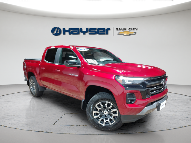 Radiant Red 2023 Chevrolet Colorado Pickup Truck Four-Wheel Drive 8-Speed Automatic