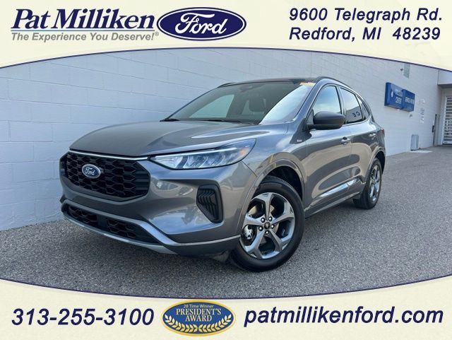 Gray Metallic 2024 Ford Escape SUV / Crossover All-Wheel Drive 8-Speed Automatic