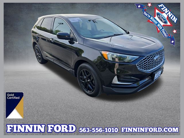Black Metallic 2024 Ford Edge SUV / Crossover All-Wheel Drive 8-Speed Automatic