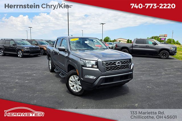 Gray (Gun Metallic) 2023 Nissan Frontier Pickup Truck Four-Wheel Drive 9-Speed Automatic
