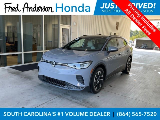 Moonstone Gray 2022 Volkswagen ID.4 SUV / Crossover Rear-Wheel Drive Automatic
