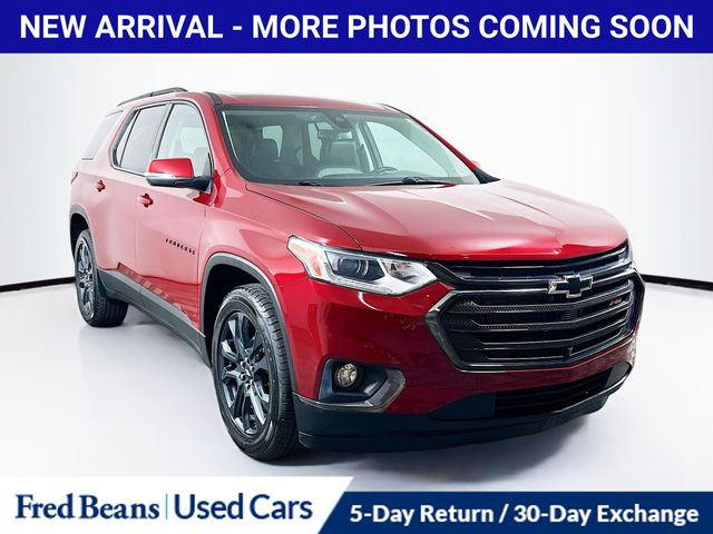Cajun Red Tintcoat 2021 Chevrolet Traverse SUV / Crossover Four-Wheel Drive 9-Speed Automatic
