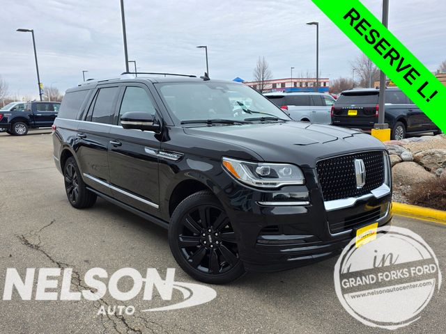 Black Metallic 2024 Lincoln Navigator L Reserve 4WD SUV / Crossover Four-Wheel Drive Automatic