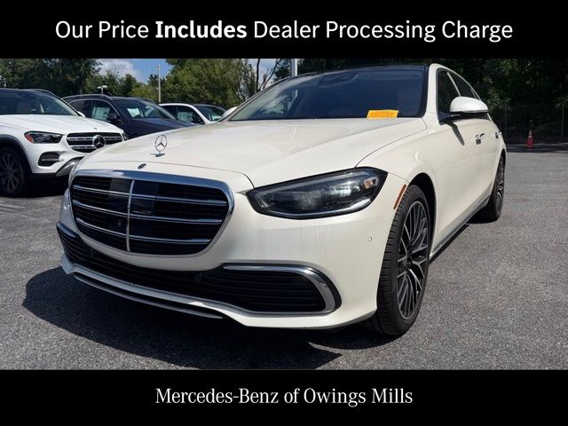 MANUFAKTUR Diamond White 2023 Mercedes-Benz S-Class Sedan All-Wheel Drive 9-Speed Automatic