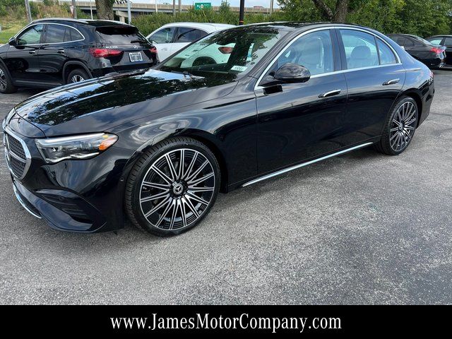 Obsidian Black Metallic 2026 Mercedes-Benz E-Class Sedan All-Wheel Drive 9-Speed Automatic