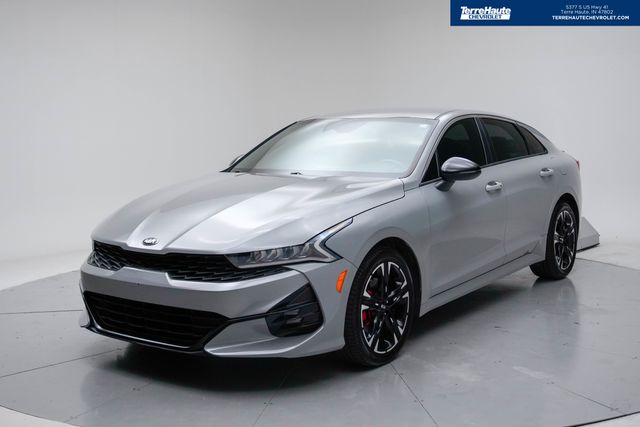 Wolf Gray 2021 Kia K5 GT-Line FWD Sedan Front-Wheel Drive 8-Speed Automatic