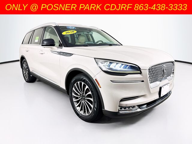 Pearl Metallic 2020 Lincoln Aviator SUV / Crossover Rear-Wheel Drive Automatic