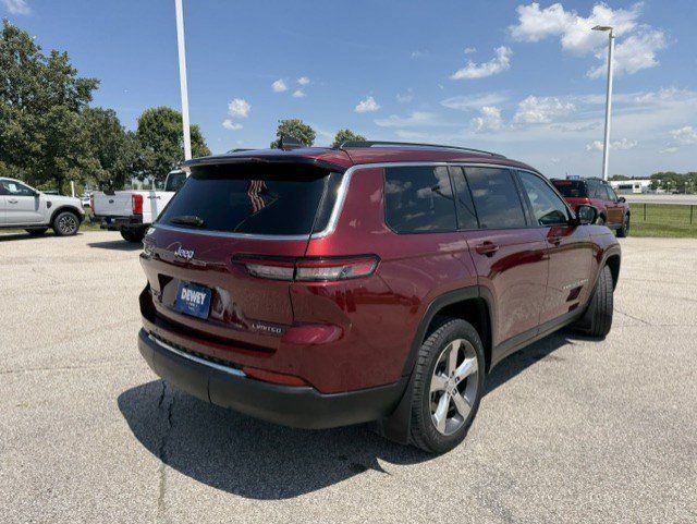2021 Jeep Grand Cherokee L Limited Red at Texan Dodge Chrysler Jeep Ram